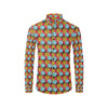 African Fashion Print Pattern Men's Long Sleeve Shirt