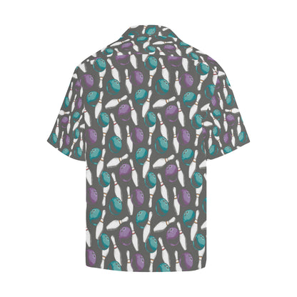 Bowling Pattern Print Design 03 Men's Hawaiian Shirt