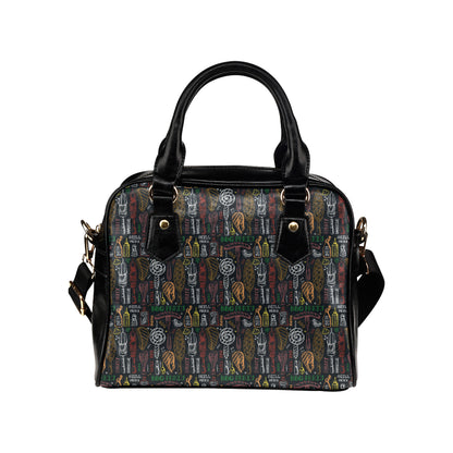 Barbecue Pattern Print Design 03 Shoulder Handbag