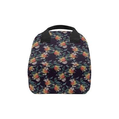 Pear Pattern Print Design PE02 Insulated Lunch Bag
