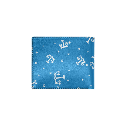Libra Pattern Print Design 05 Men's ID Card Wallet