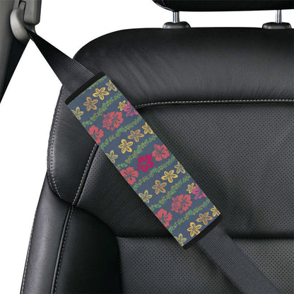 Hawaiian Themed Pattern Print Design H018 Car Seat Belt Cover