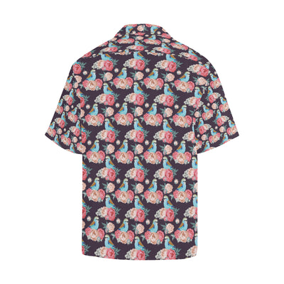 Bluebird Pattern Print Design 02 Men's Hawaiian Shirt