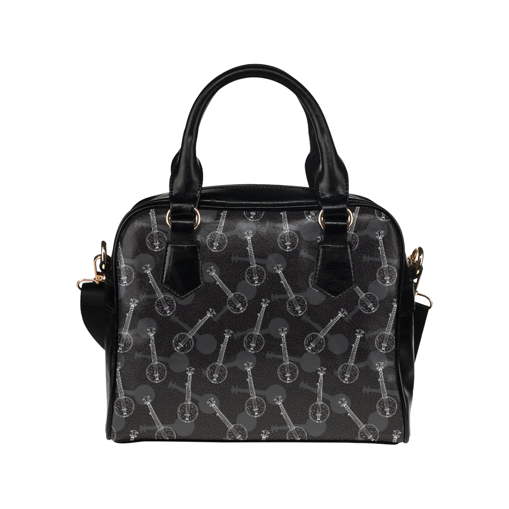 Banjo Pattern Print Design 03 Shoulder Handbag
