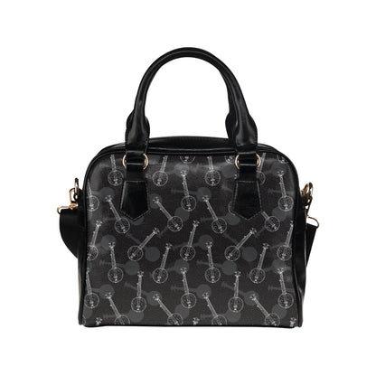 Banjo Pattern Print Design 03 Shoulder Handbag