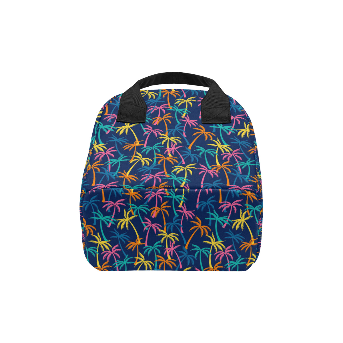 Palm Tree Pattern Print Design PT013 Insulated Lunch Bag