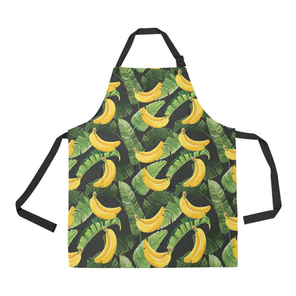 Banana Pattern Print Design BA01 Apron with Pocket