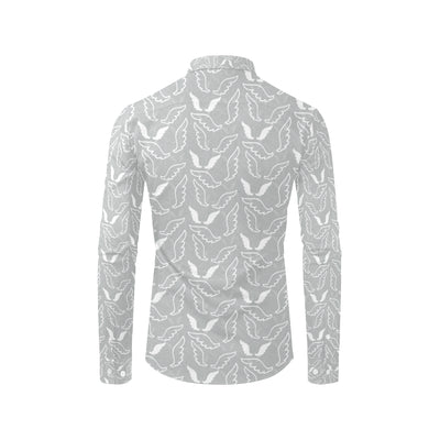Angel Wings Pattern Print Design 01 Men's Long Sleeve Shirt