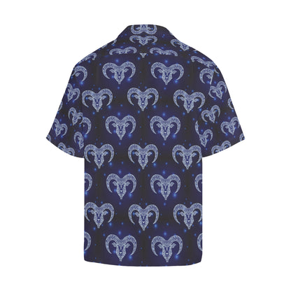 Aries Zodiac Pattern Print Design 01 Men's Hawaiian Shirt