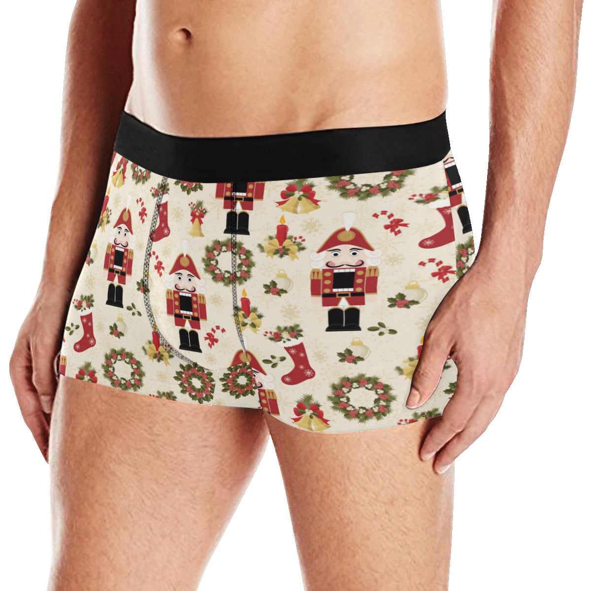 Nutcracker Pattern Print Design A01 Men's Boxer Briefs