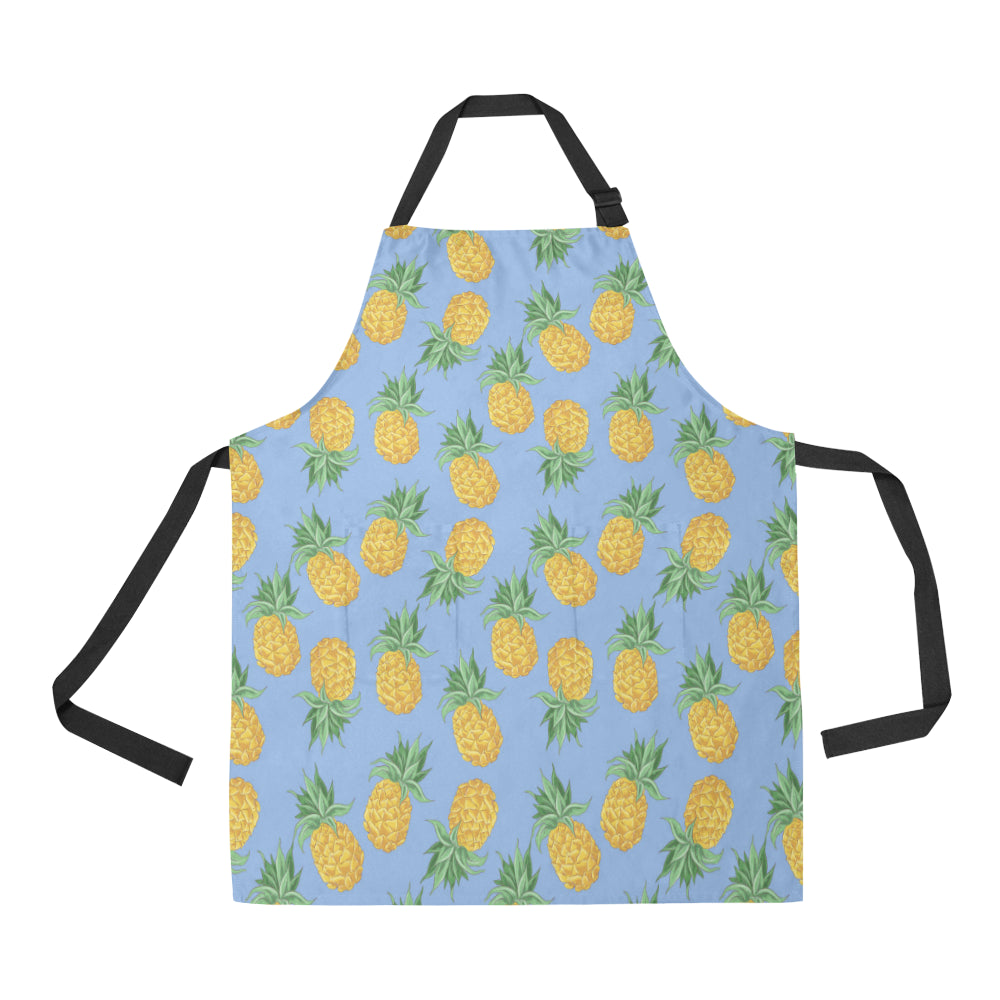 Pineapple Pattern Print Design A04 Apron with Pocket