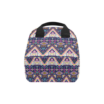 Pink Tribal Aztec native american Insulated Lunch Bag