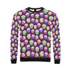 Cupcake Pattern Print Design CP07 Men Long Sleeve Sweatshirt