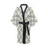 Daisy Pattern Print Design DS09 Women Kimono Robe