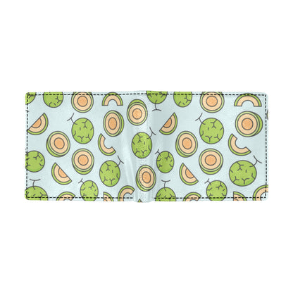 Cantaloupe Pattern Print Design 02 Men's ID Card Wallet