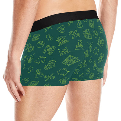 Accounting Financial Pattern Print Design 02 Men's Boxer Briefs