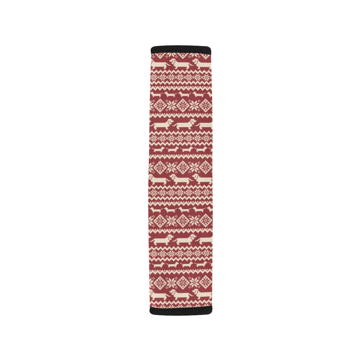 Dachshund Pattern Print Design 09 Car Seat Belt Cover