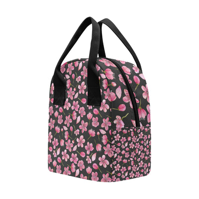 Apple blossom Pattern Print Design AB03 Insulated Lunch Bag