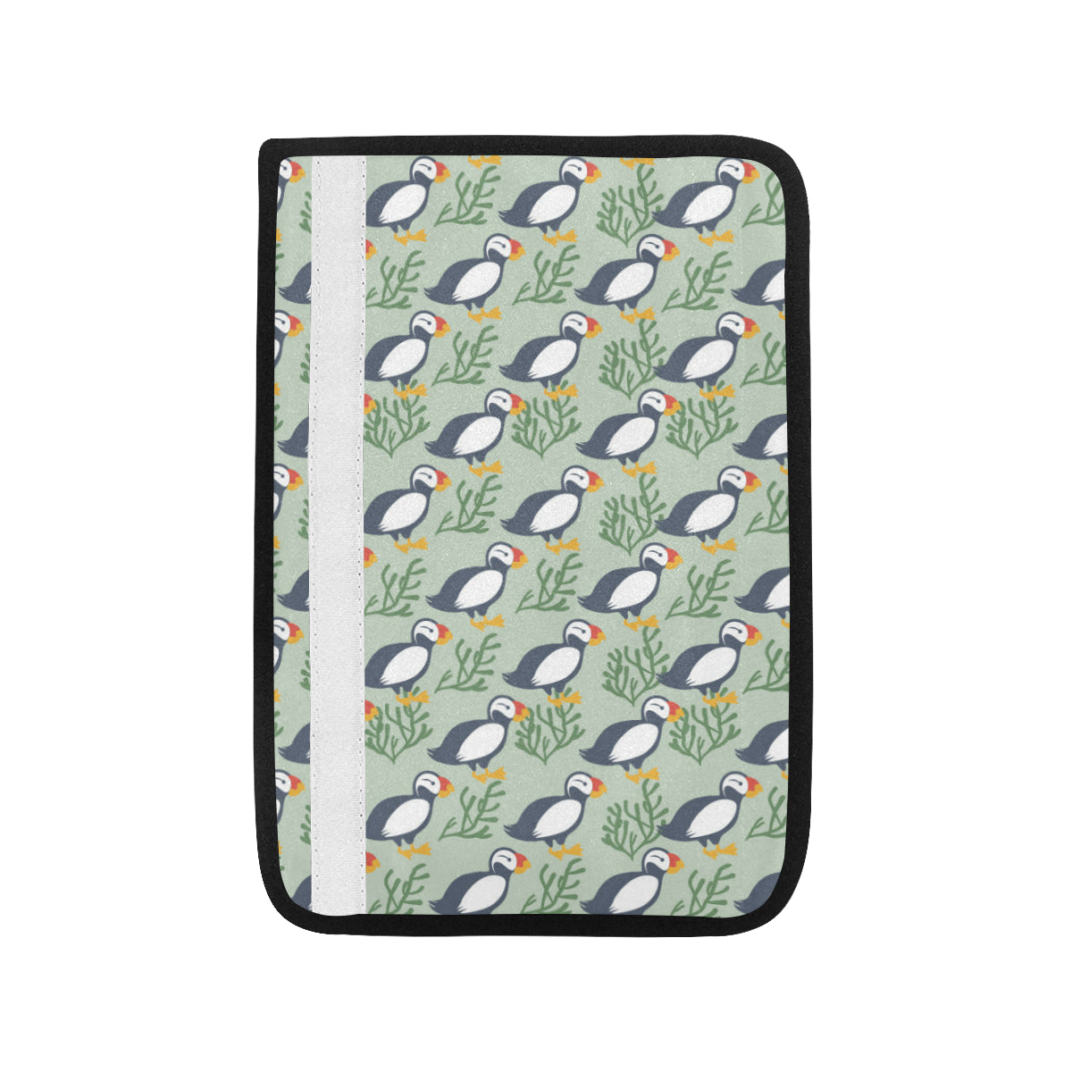Puffin Pattern Print Design A04 Car Seat Belt Cover