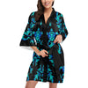 Sea turtle Polynesian Tribal Hawaiian Women Kimono Robe