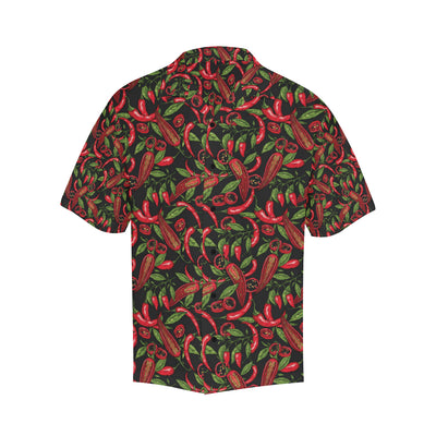 Chilli Pepper Pattern Print Design 02 Men's Hawaiian Shirt