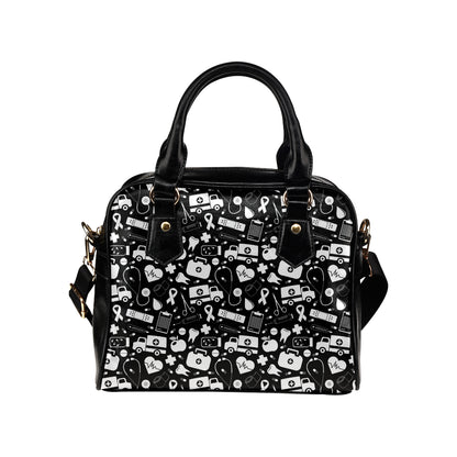 Medical Pattern Print Design 01 Shoulder Handbag