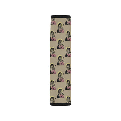 Christian Pattern Print Design 04 Car Seat Belt Cover