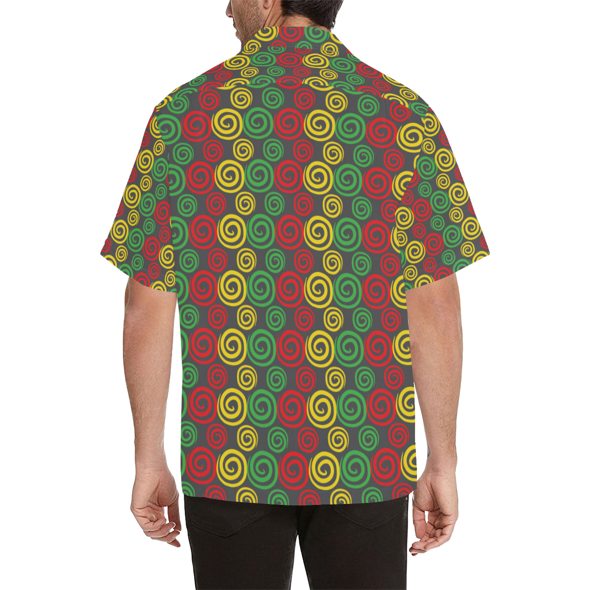 Rastafarian Pattern Print Design A05 Men's Hawaiian Shirt