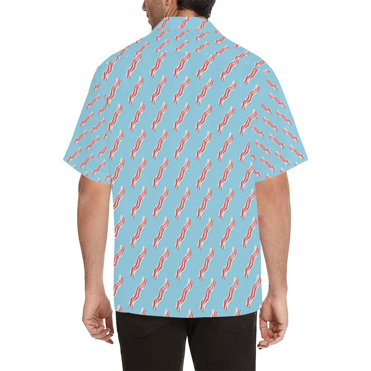 Bacon Pattern Print Design 03 Men's Hawaiian Shirt