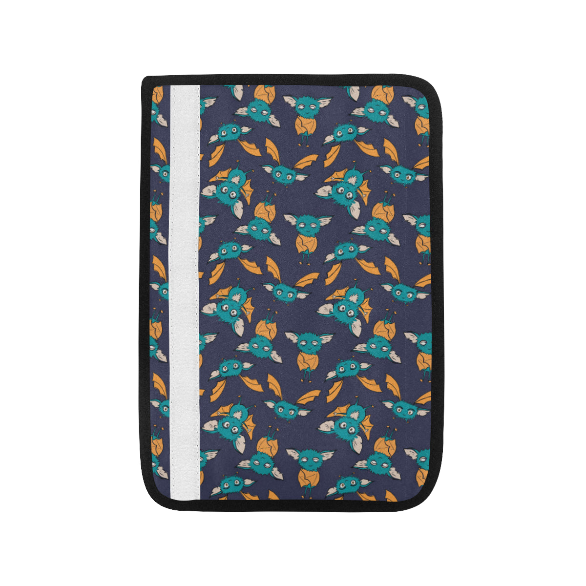 Bat Pattern Print Design 07 Car Seat Belt Cover
