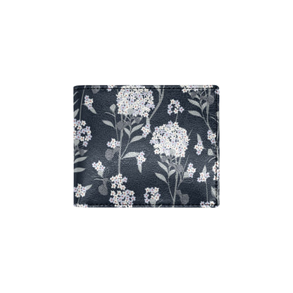Hydrangea Pattern Print Design HD07 Men's ID Card Wallet