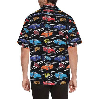 Racing Pattern Print Design A05 Men's Hawaiian Shirt