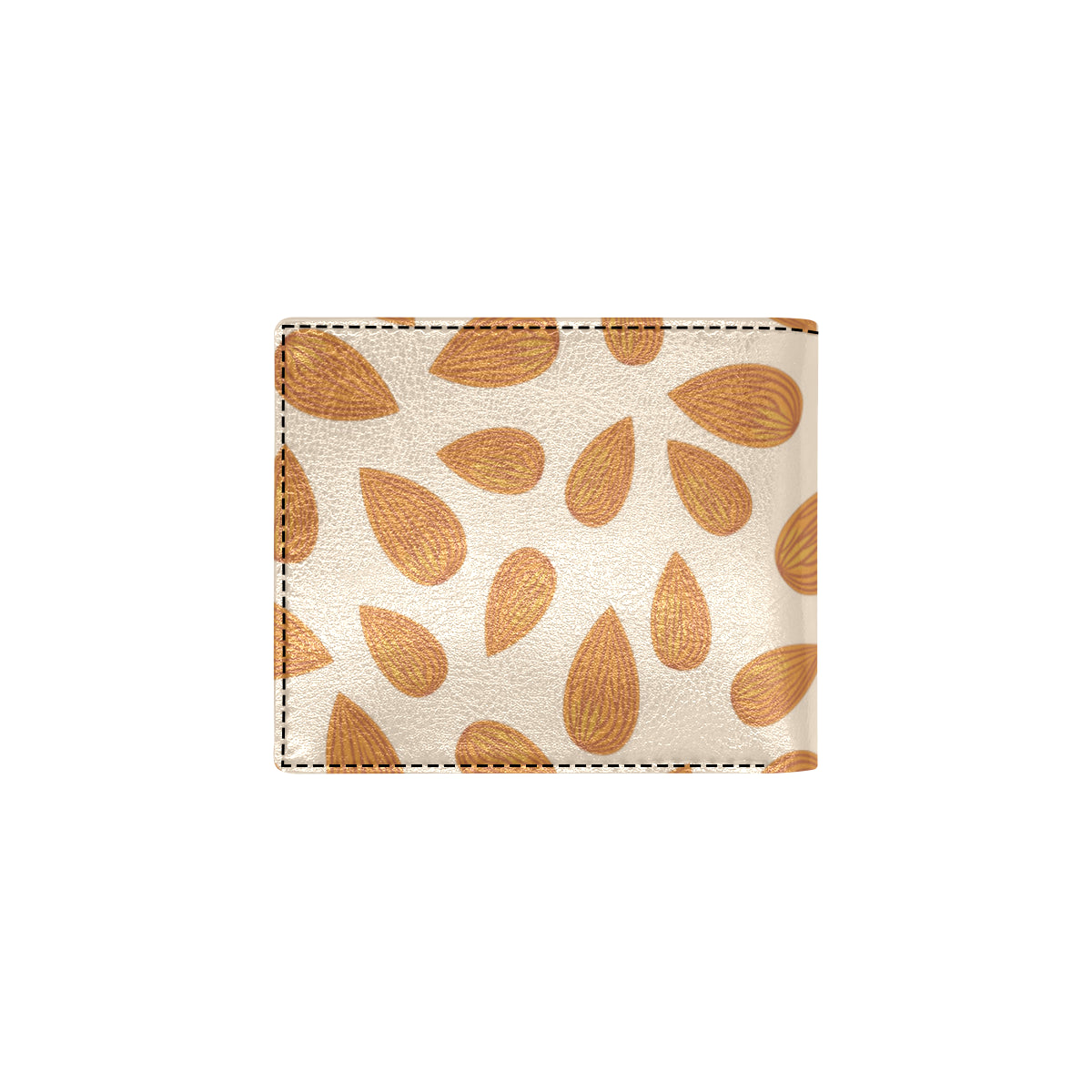 Almond Pattern Print Design 03 Men's ID Card Wallet