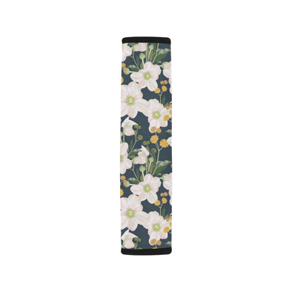 Anemone Pattern Print Design AM04 Car Seat Belt Cover
