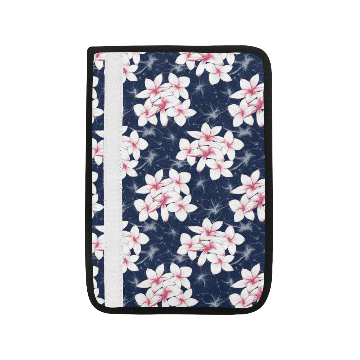 Plumeria Pattern Print Design PM017 Car Seat Belt Cover