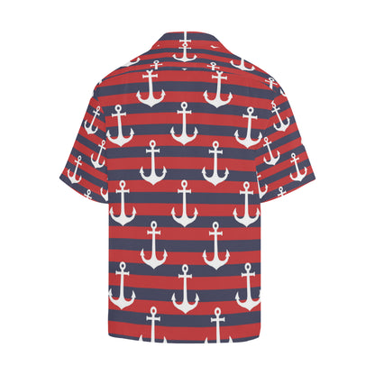 Nautical Pattern Print Design A05 Men's Hawaiian Shirt