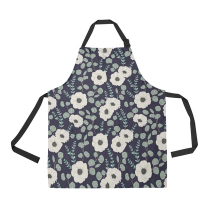 Anemone Pattern Print Design AM01 Apron with Pocket