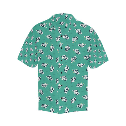 Cow Pattern Print Design 03 Men's Hawaiian Shirt