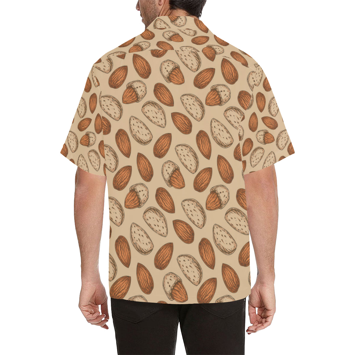 Almond Pattern Print Design 04 Men's Hawaiian Shirt
