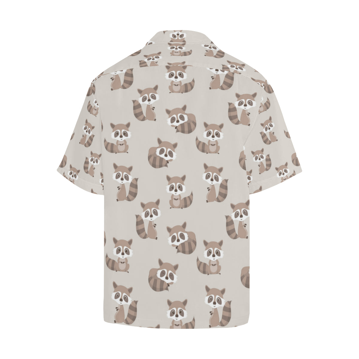 Raccoon Pattern Print Design A05 Men's Hawaiian Shirt