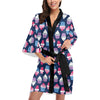 Cupcake Pattern Print Design CP04 Women Kimono Robe