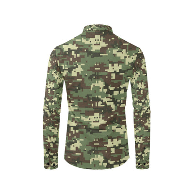 ACU Digital Army Camouflage Men's Long Sleeve Shirt