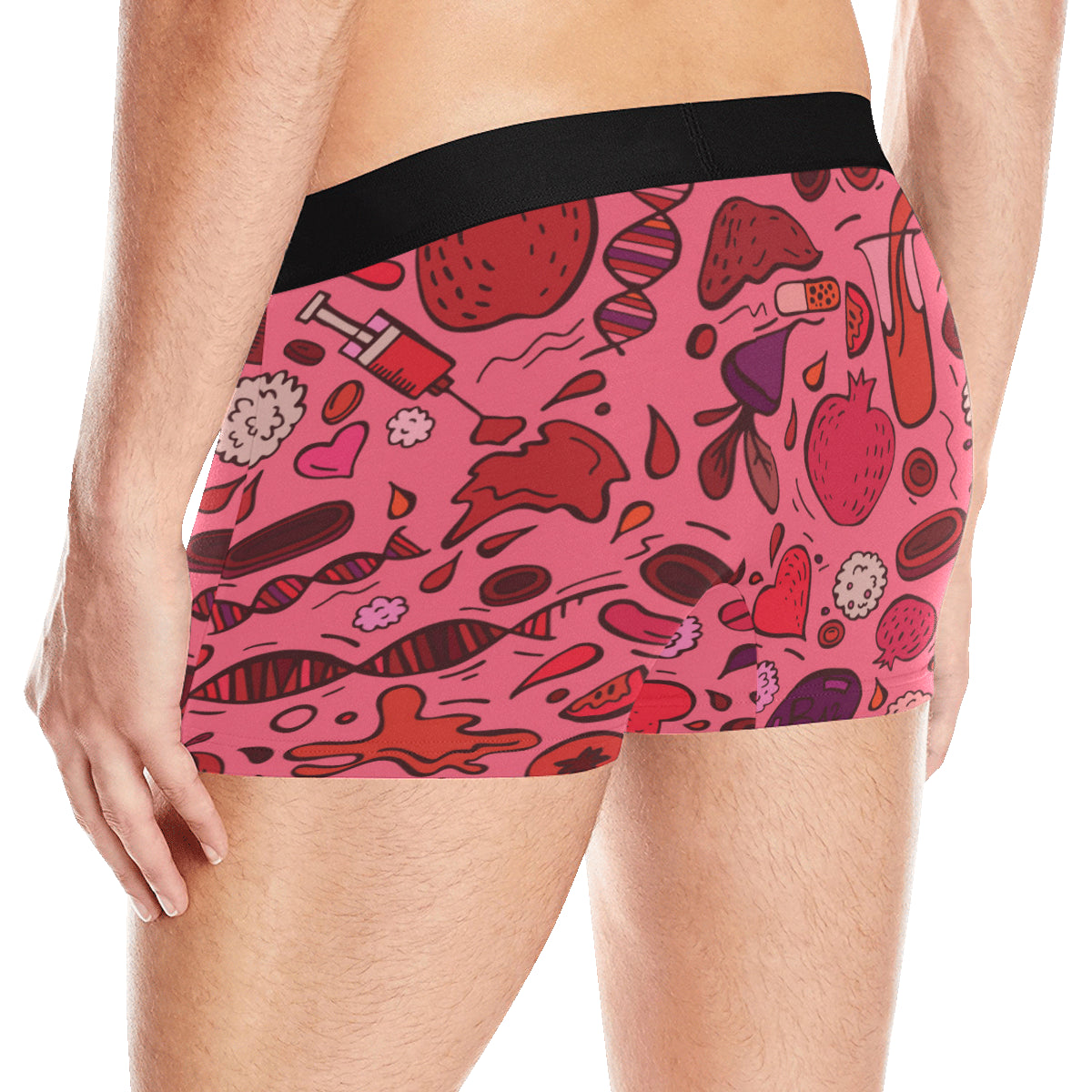 Phlebotomist Pattern Print Design A01 Men's Boxer Briefs