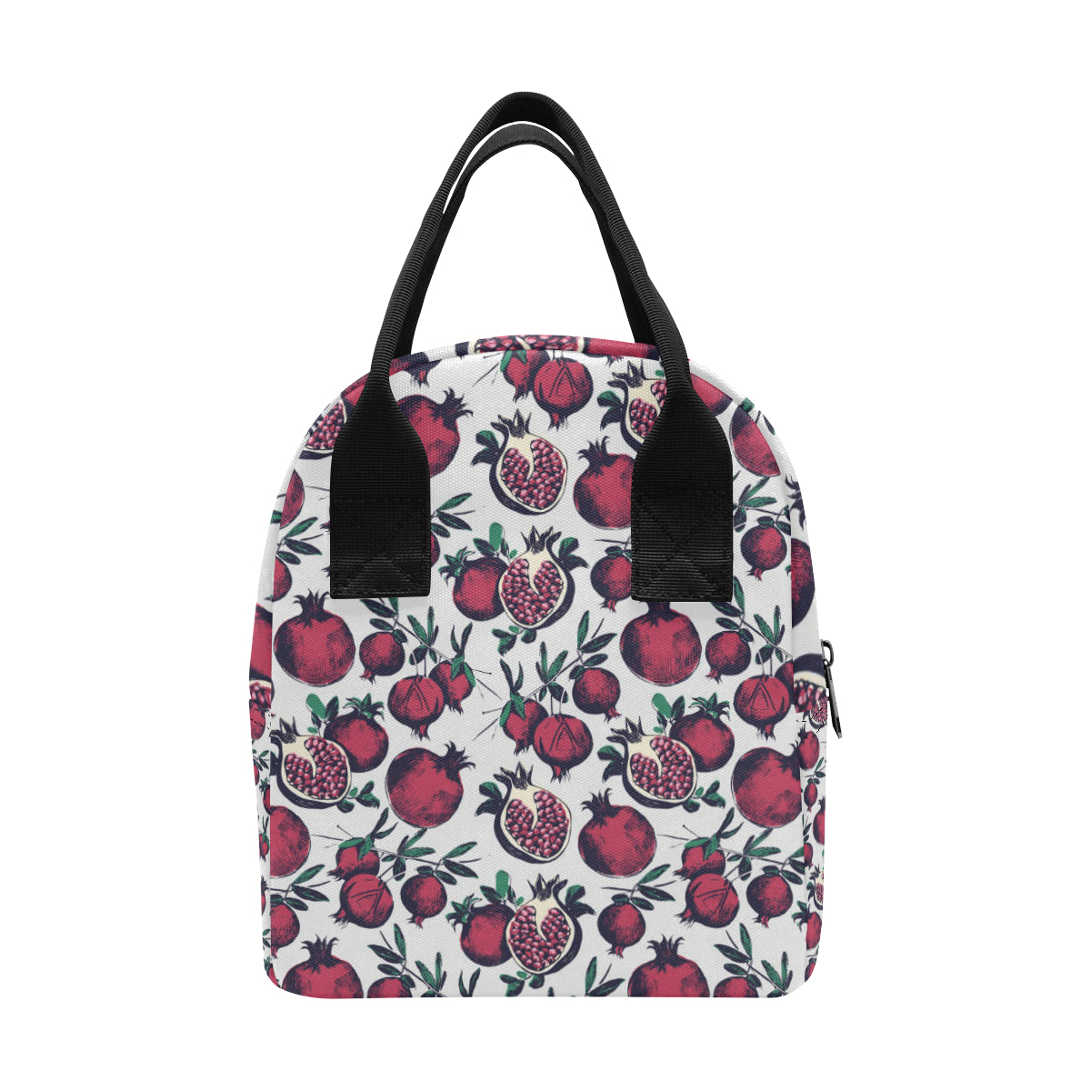 Pomegranate Pattern Print Design PG01 Insulated Lunch Bag