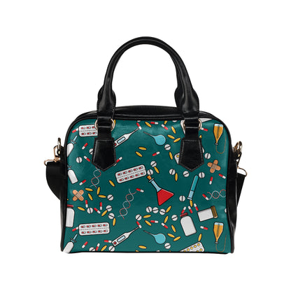 Nurse Pattern Print Design A05 Shoulder Handbag