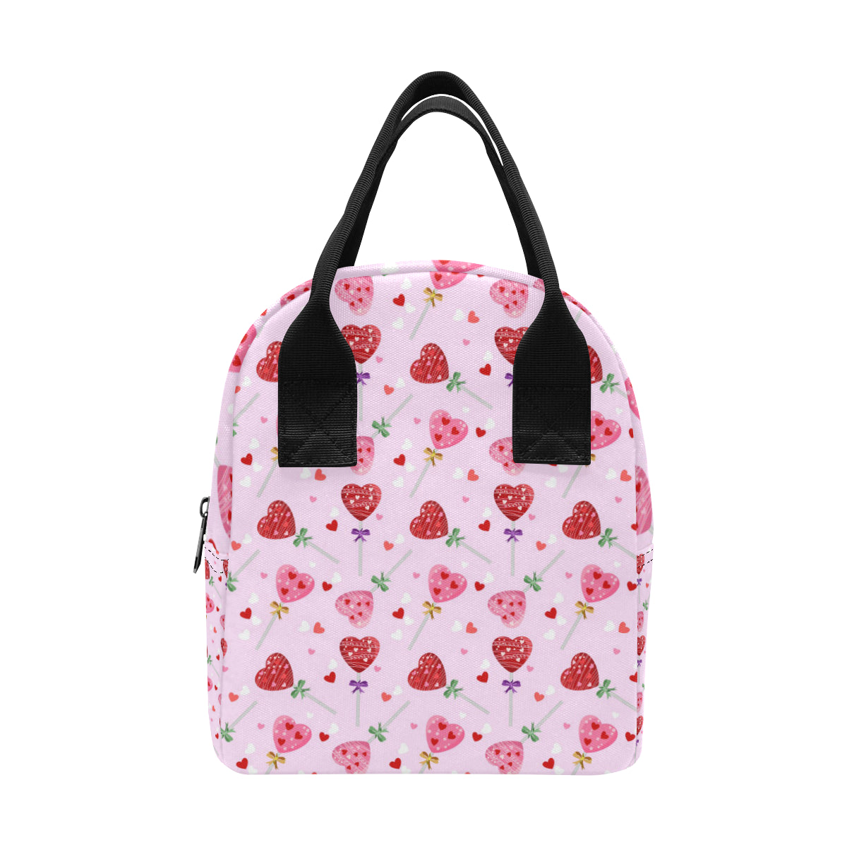 Lollipop Pattern Print Design LL07 Insulated Lunch Bag
