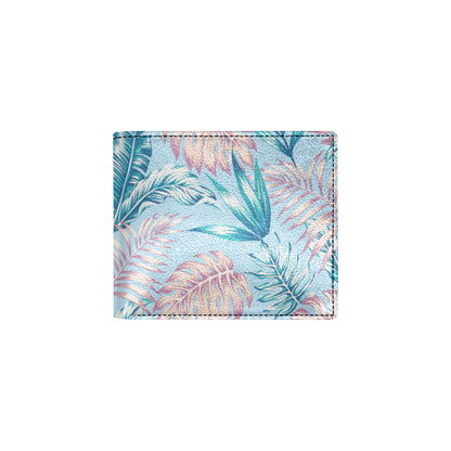 Tropical Flower Pattern Print Design TF01 Men's ID Card Wallet
