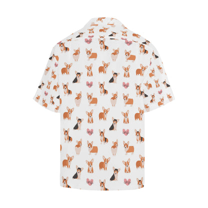 Cardigan Welsh Corgis Pattern Print Design 02 Men's Hawaiian Shirt