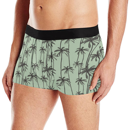 Palm Tree Pattern Print Design A04 Men's Boxer Briefs