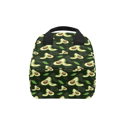 Avocado Pattern Print Design AC07 Insulated Lunch Bag